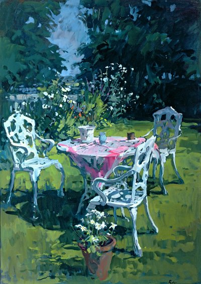 White Chairs at Belchester by Susan Ryder